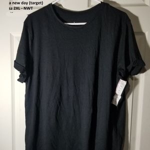 A new day black tee sz 2xl